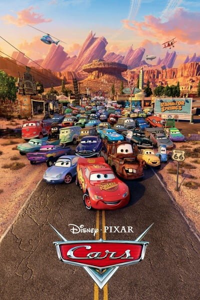  Cars (2006) Hindi Dubbed BRRip 720p 480p